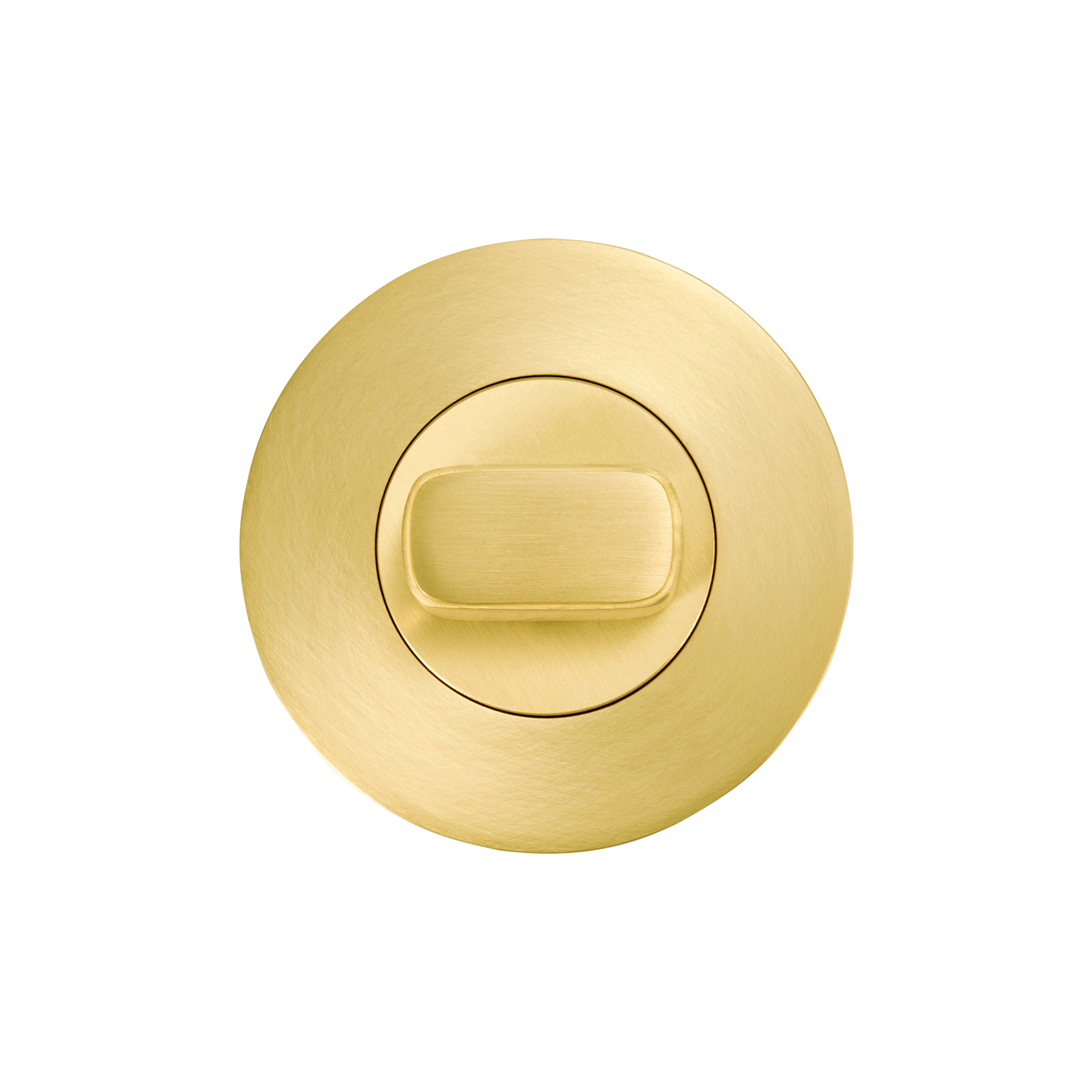 Momo Privacy Thumb Turn Set Brushed Satin Brass