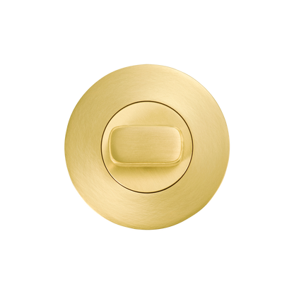 Momo Privacy Thumb Turn Set Brushed Satin Brass