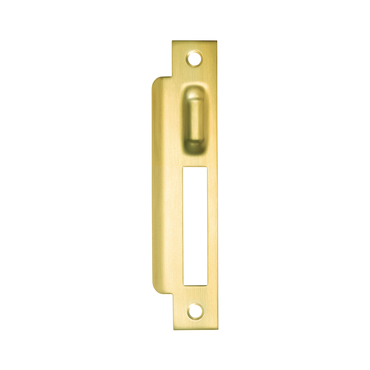 Momo Roller Mortice Lock Left Hand Strike Plate Brushed Satin Brass