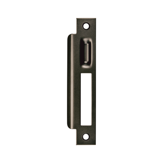 Momo Roller Mortice Lock Left Hand Strike Plate Dark Bronze