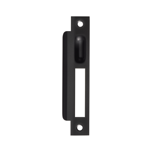 Momo Roller Mortice Lock Left Hand Strike Plate Matt Black