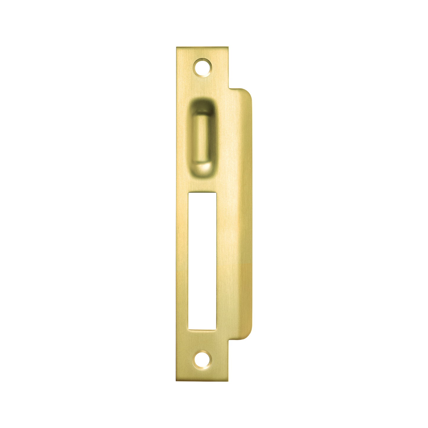 Momo Roller Mortice Lock Right Hand Strike Plate Brushed Satin Brass