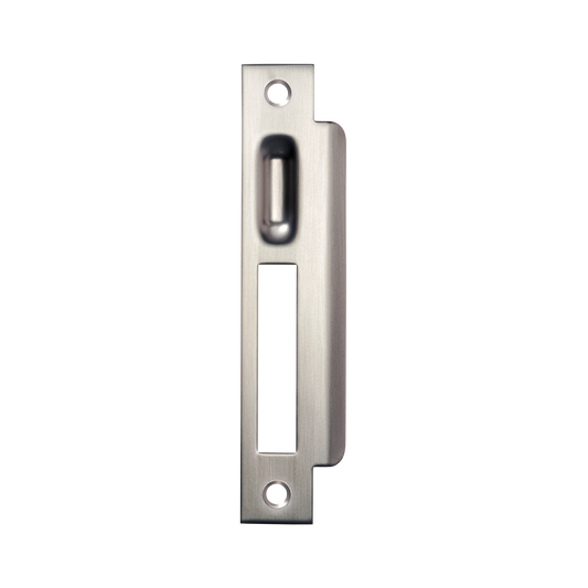 Momo Roller Mortice Lock Right Hand Strike Plate Dull Brushed Nickel