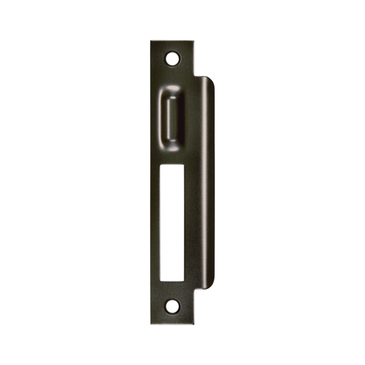 Momo Roller Mortice Lock Right Hand Strike Plate Dark Bronze