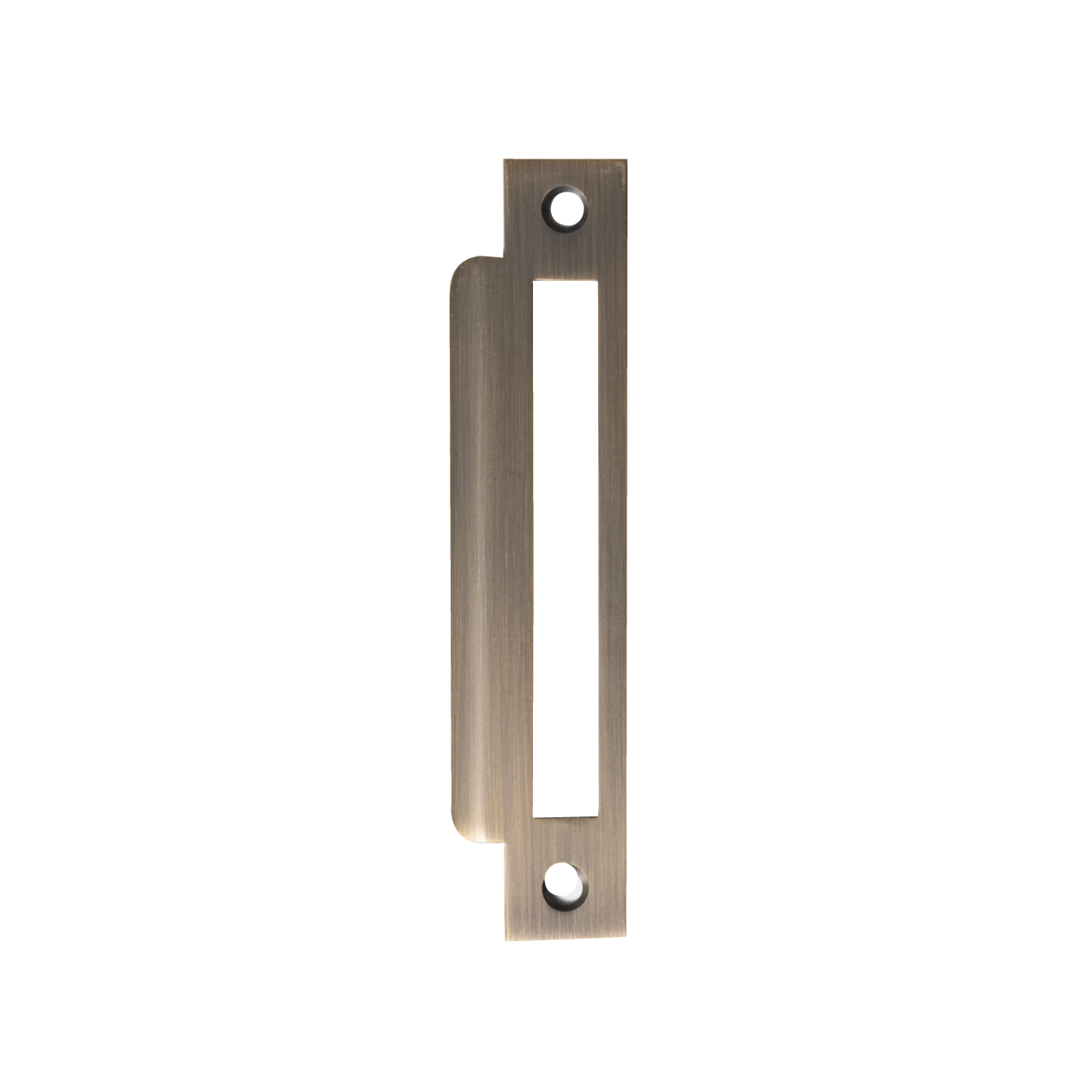 Momo Mortice Lock Universal Strike Plate Dark Brushed Brass