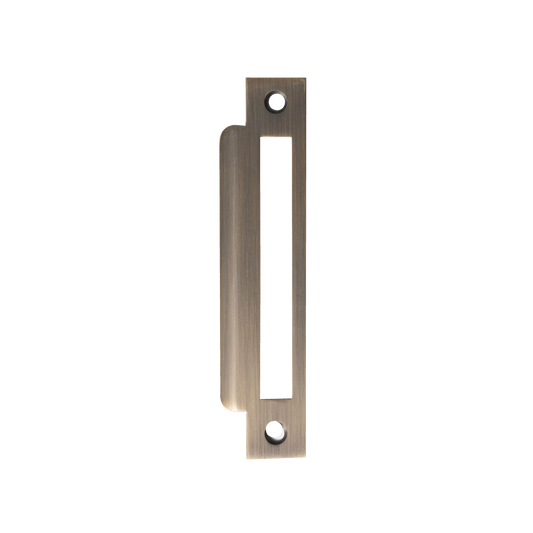 Momo Mortice Lock Universal Strike Plate Dark Brushed Brass