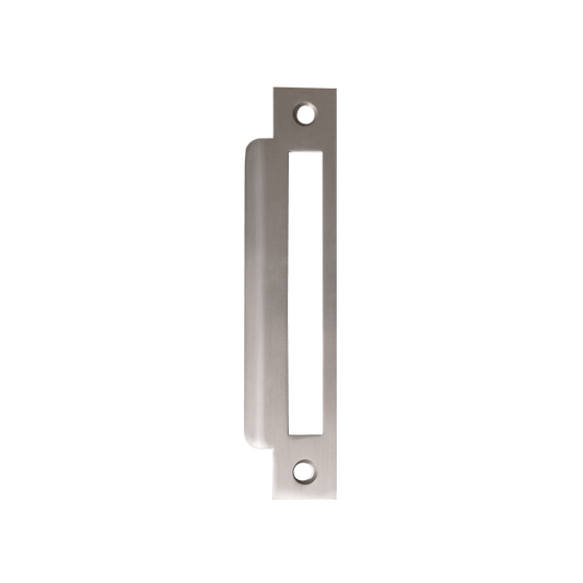 Momo Mortice Lock Universal Strike Plate Dull Brushed Nickel
