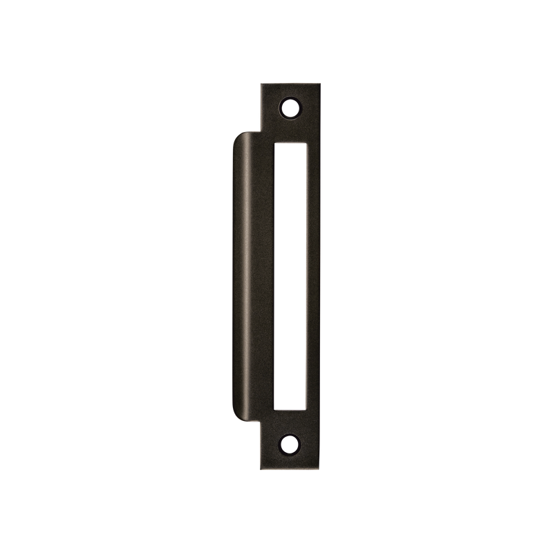 Momo Mortice Lock Universal Strike Plate Dark Bronze