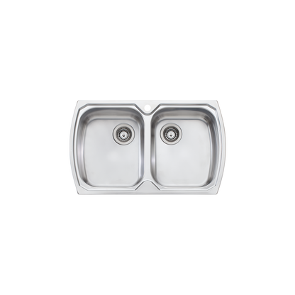Monet Double Bowl Topmount Sink