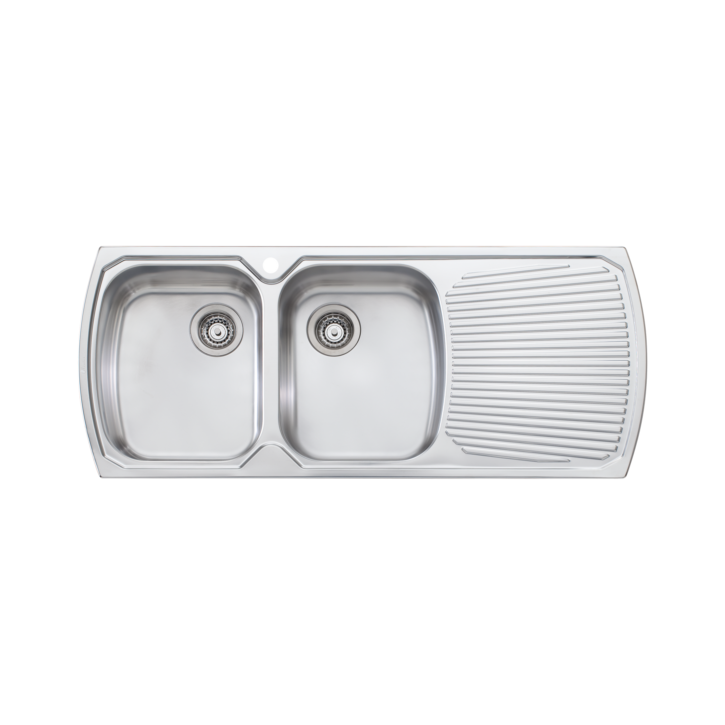 Monet Double Bowl Topmount Sink with Drainer