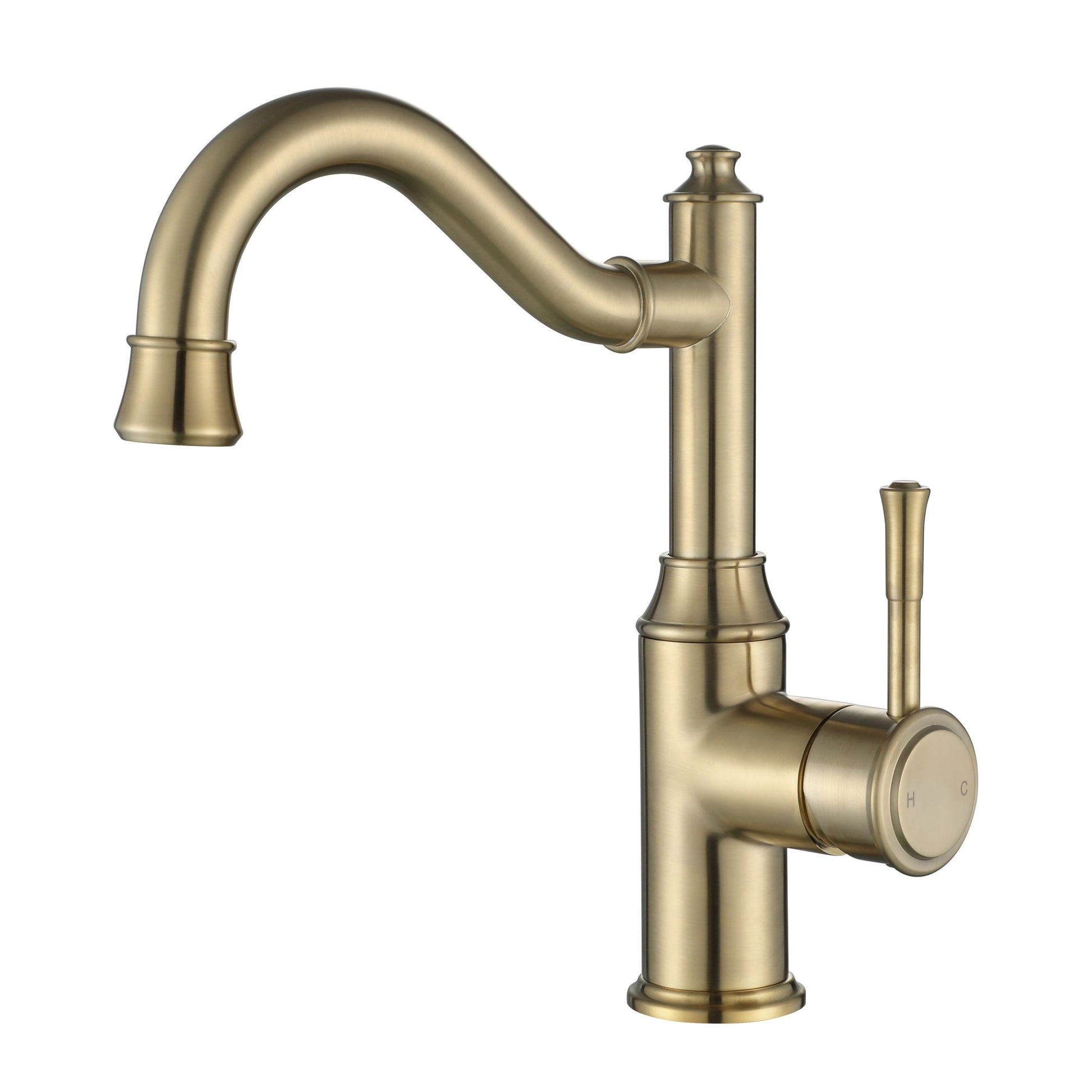 Montpellier Shepherd's Crook High Rise Basin Mixer