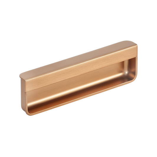 Momo Moule Edge Flush 128mm in Brushed Dark Brass