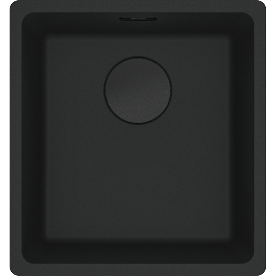 Franke Maris Granite Single Bowl, 370mm, Flushmount, Matte Black