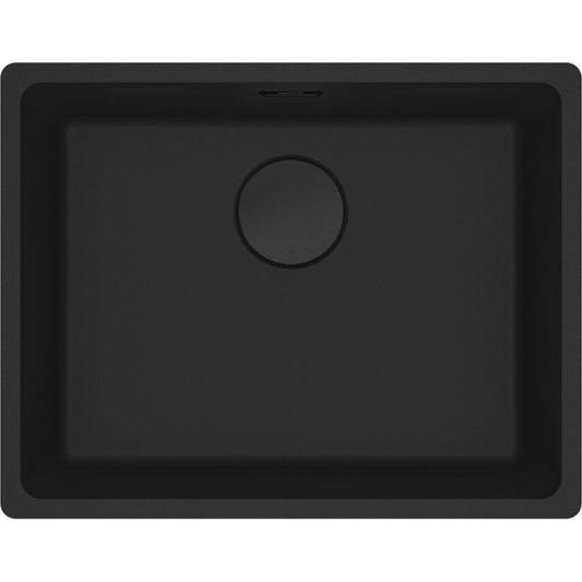 Franke Maris Granite Single Bowl 520mm Topmount Matte Black