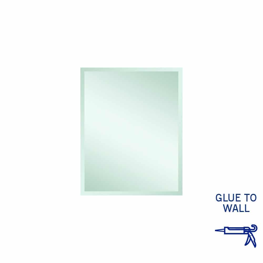 Montana Rectangle 25mm Bevel Edge Mirror Glue-to-Wall