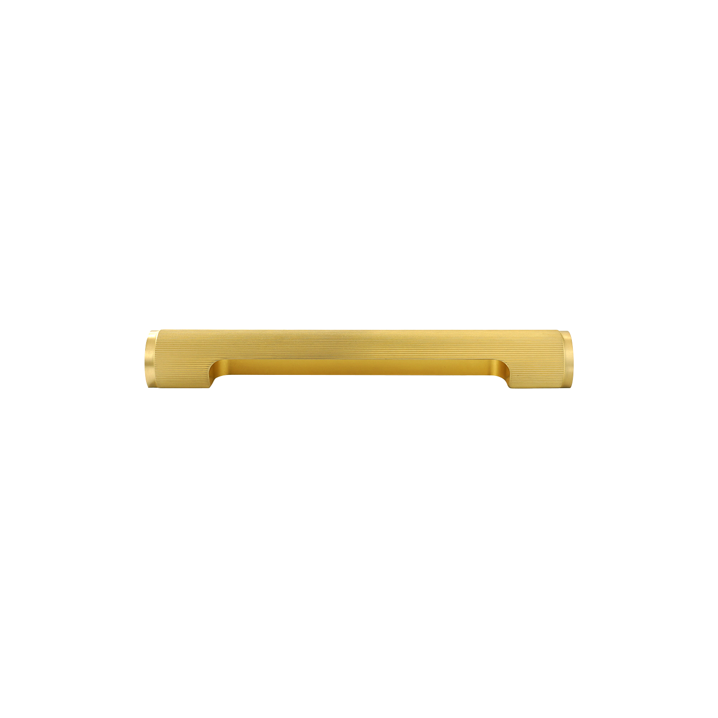 Momo Manhattan Pull Handle 160mm in Brushed Satin Brass (1)