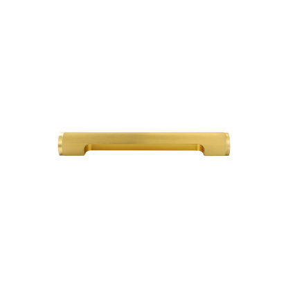 Momo Manhattan Pull Handle 160mm in Brushed Satin Brass (1)