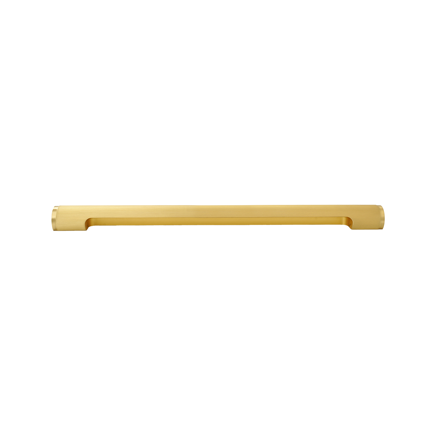 Momo Manhattan Pull Handle 320mm in Brushed Satin Brass (1)