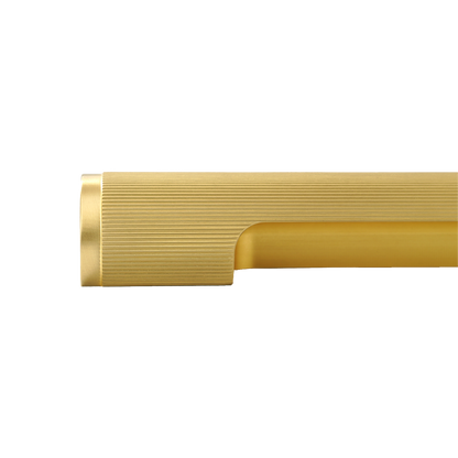 Momo Manhattan Pull Handle 320mm in Brushed Satin Brass (2)