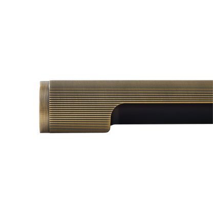 Momo Manhattan Pull Handle 320mm in Dark Brushed Brass (2)