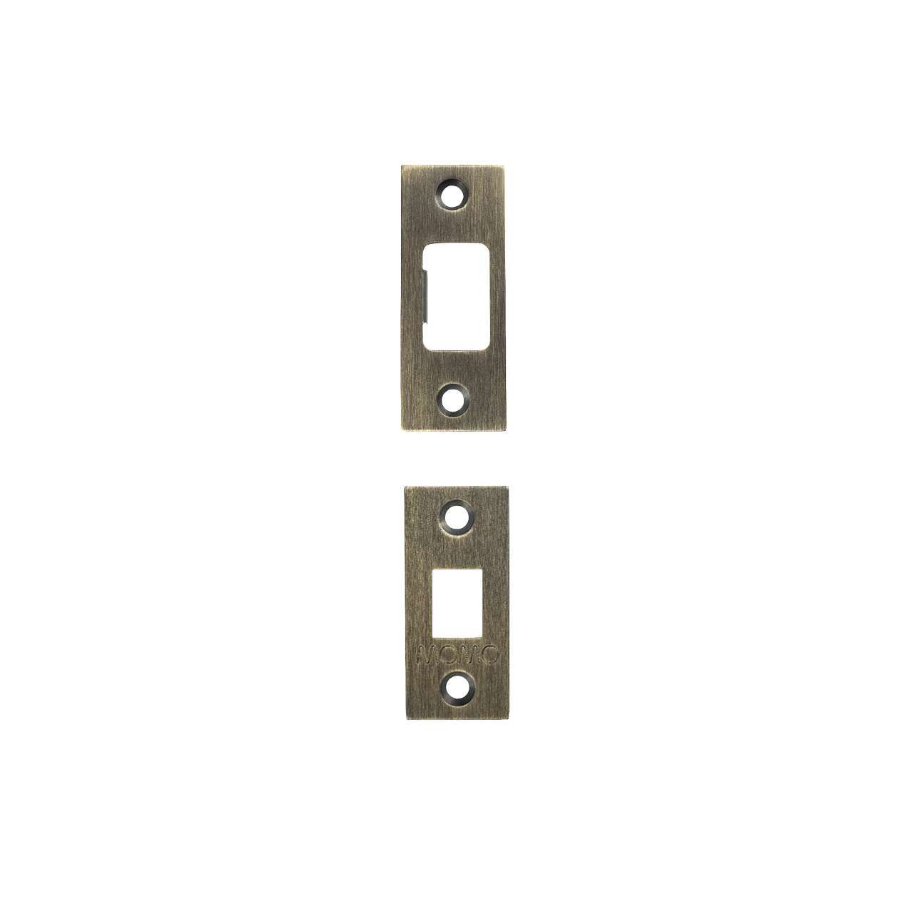 Momo Tubular Lock Bolt Accessories Set with Screws Dark Brushed Brass