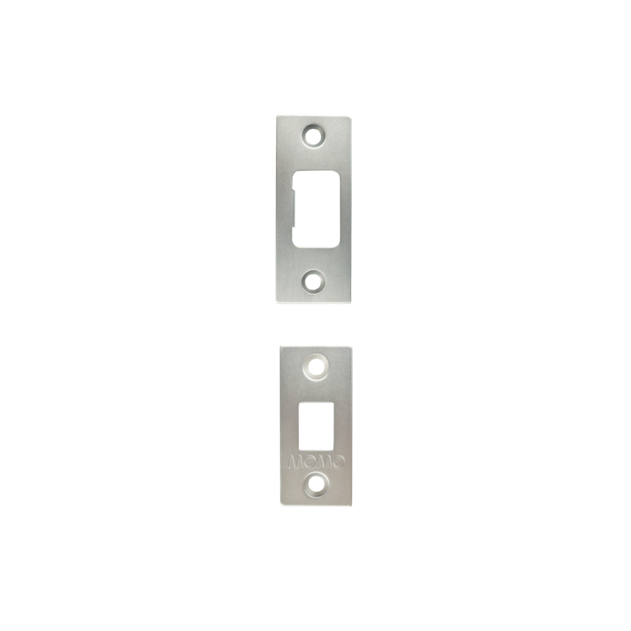 Momo Tubular Lock Bolt Accessories Set with Screws Dull Brushed Nickel