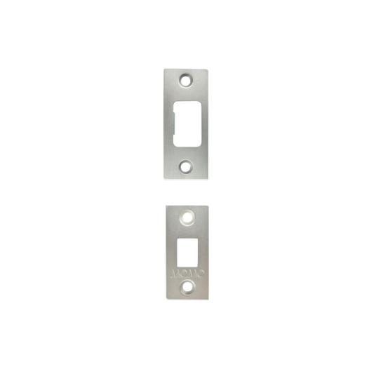 Momo Tubular Lock Bolt Accessories Set with Screws Dull Brushed Nickel