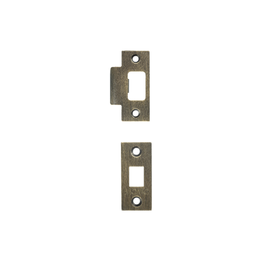 Momo Tubular Latch Accessories Set with Screws Dark Brushed Brass