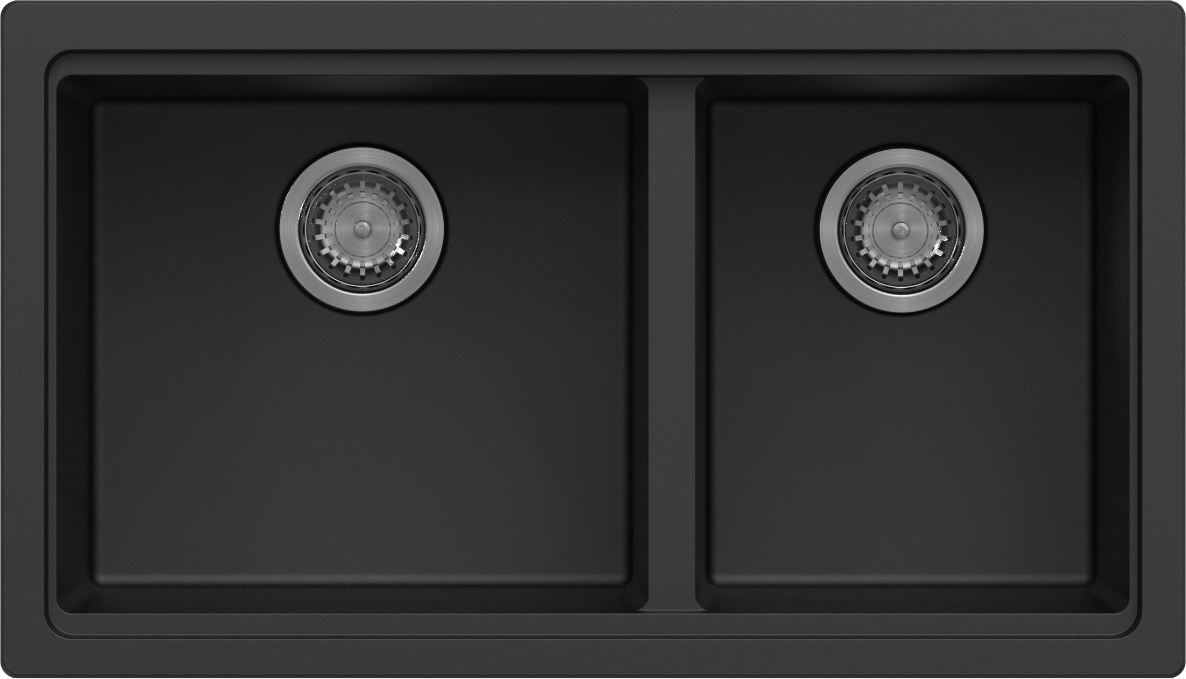 786*446mm Carysil Maples Double Bowl Granite Kitchen Sink