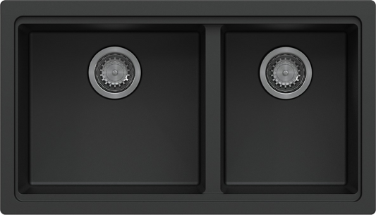 786*446mm Carysil Maples Double Bowl Granite Kitchen Sink
