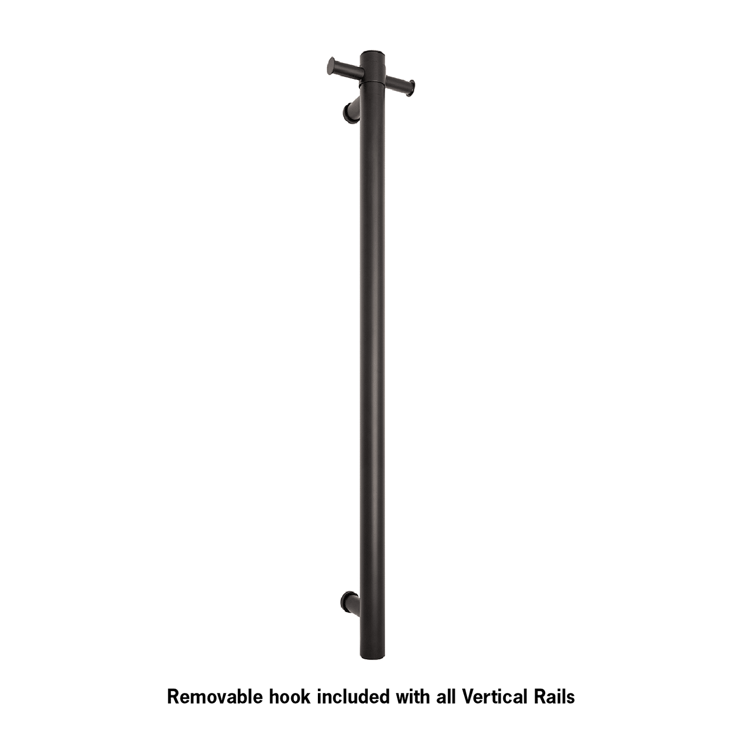 Thermorail Straight/Round 12Volt Vertical Bar 900x142x100mm 28Watts With Optional Hook