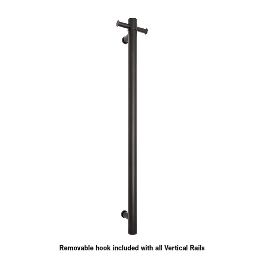 Thermorail Straight/Round 12Volt Vertical Bar 900x142x100mm 28Watts With Optional Hook