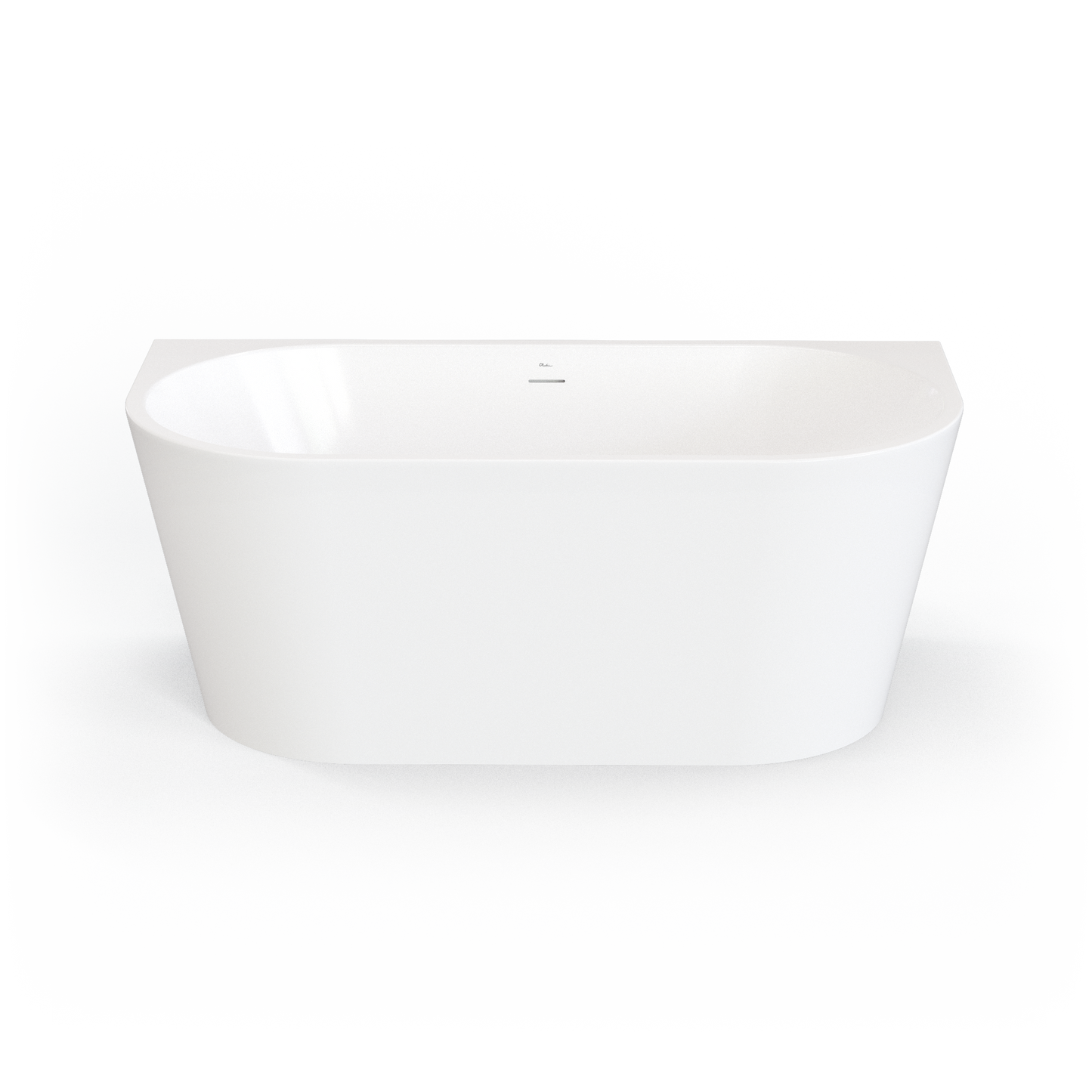 Naples Back To Wall Bath With Overflow 1500mm