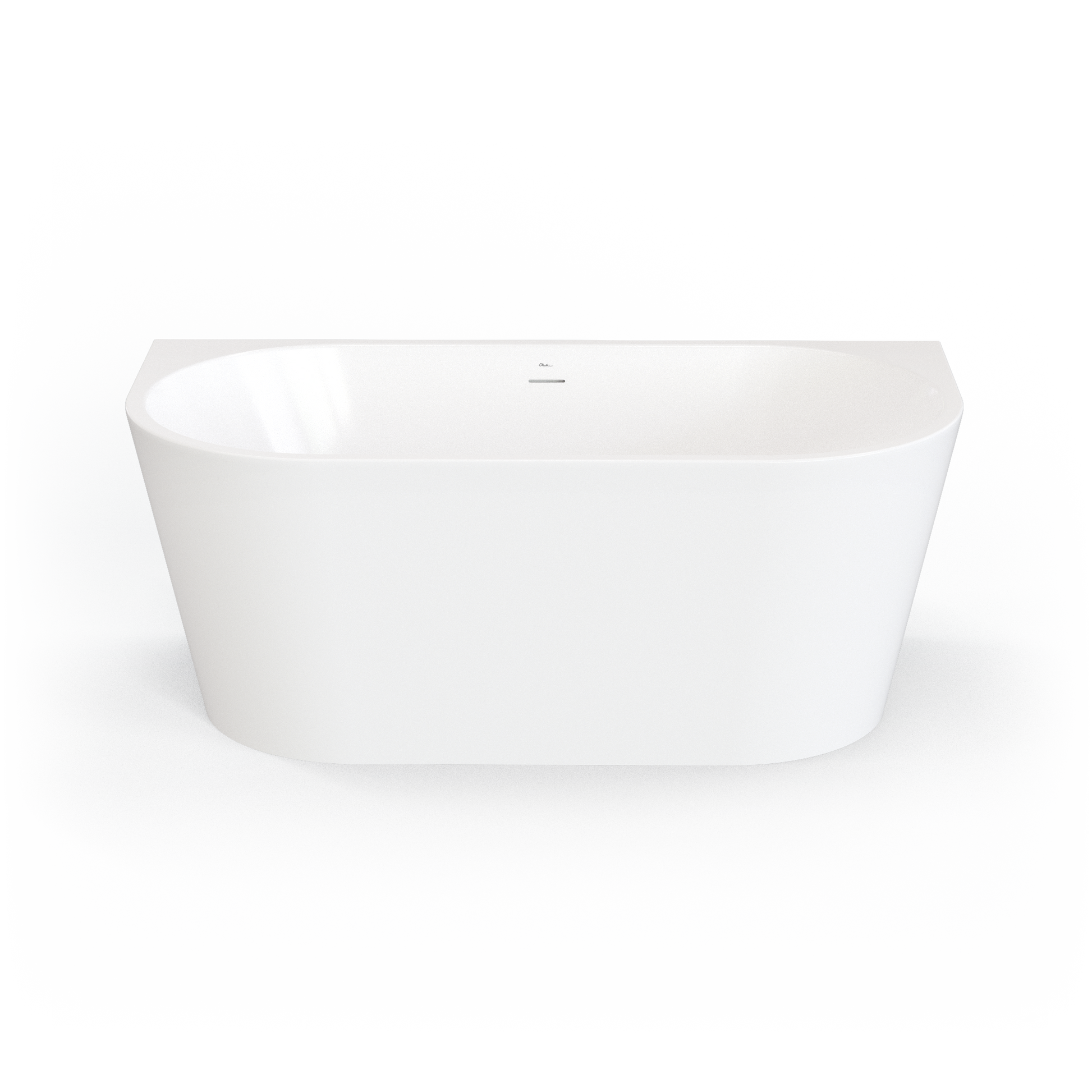Naples Back To Wall Bath With Overflow 1500mm