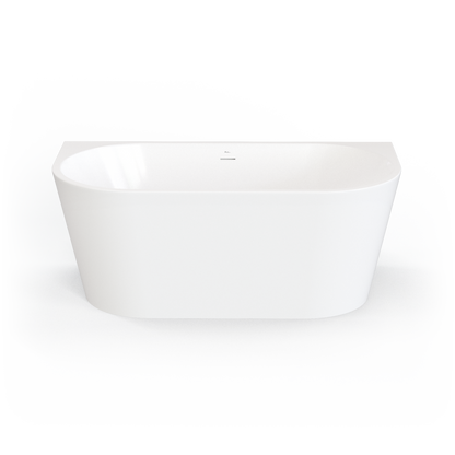 Naples Back To Wall Bath With Overflow 1500mm