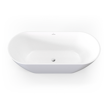 Naples Freestanding Bath With Overflow 1700mm