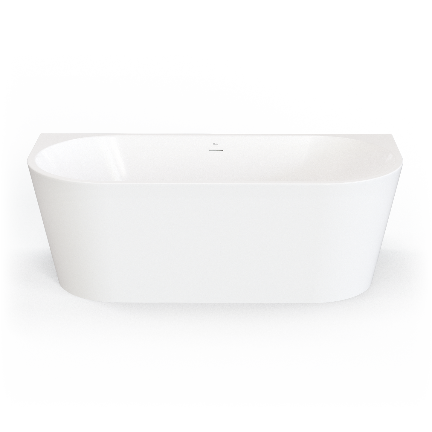 Naples Back To Wall Bath With Overflow 1700mm