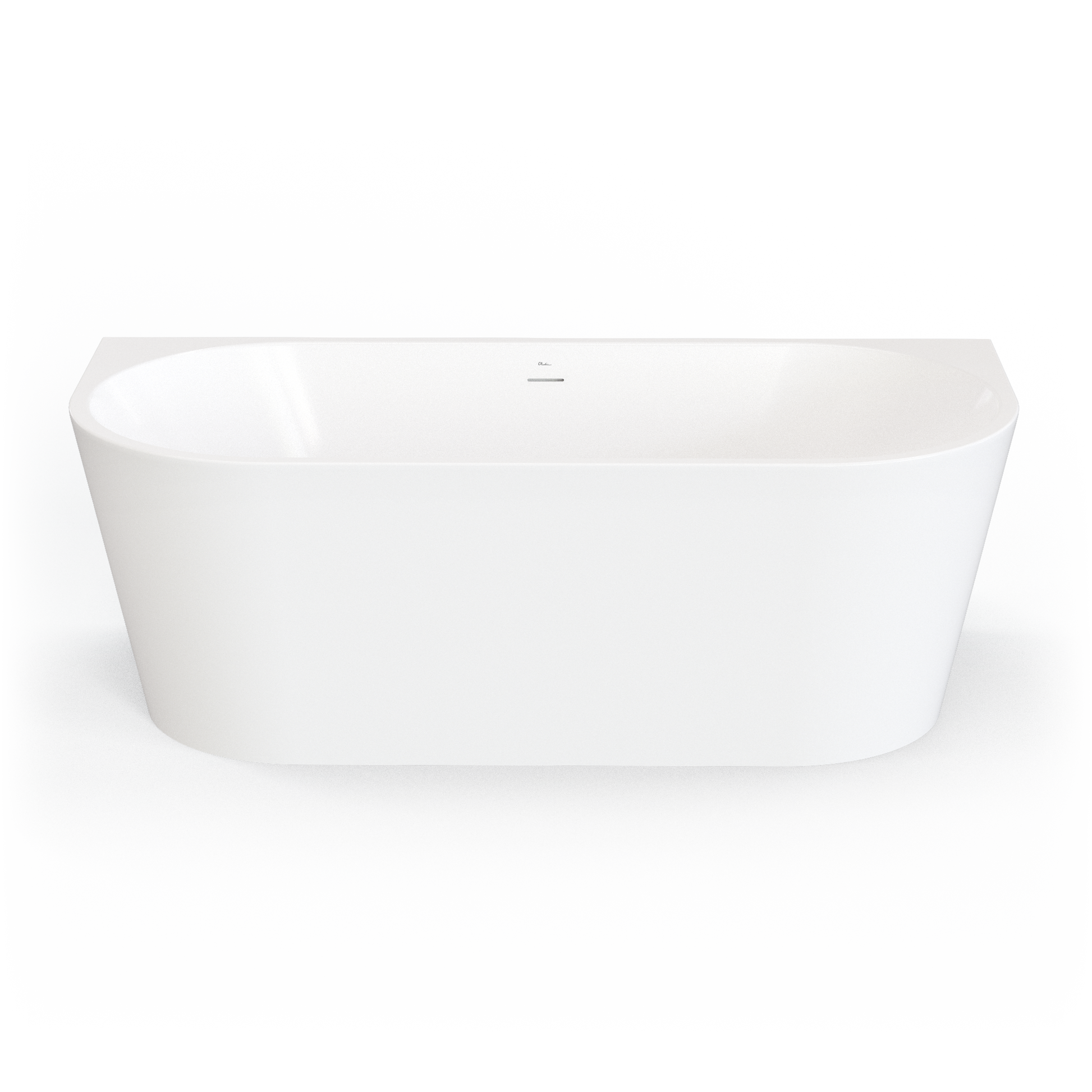 Naples Back To Wall Bath With Overflow 1700mm