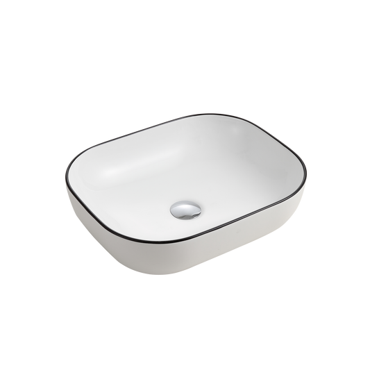 Naples Black Line Counter Top Basin