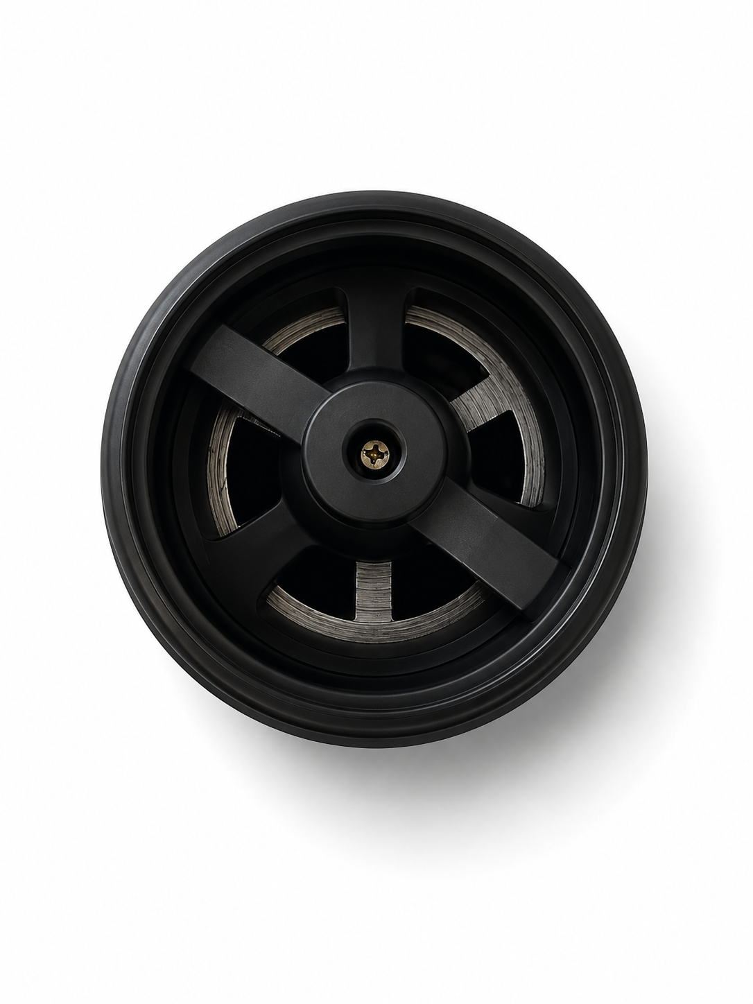 Carysil 32mm Matte Black No Overflow Bath Waste
