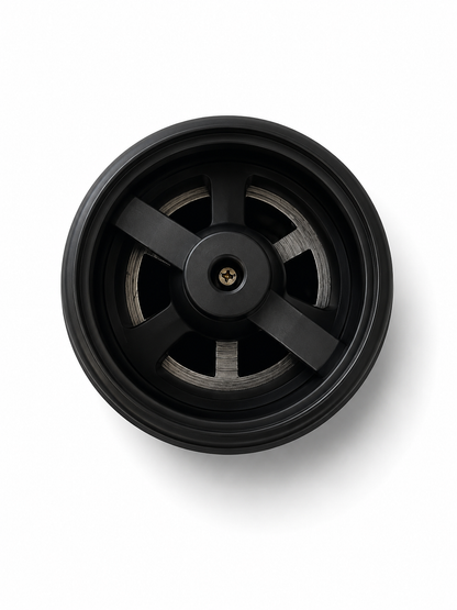Carysil 32mm Matte Black No Overflow Bath Waste