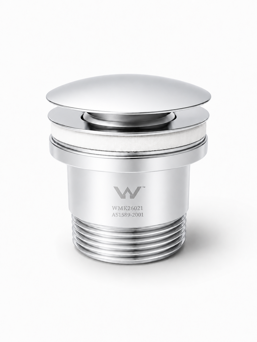 Carysil 32mm No Overflow Basin Waste