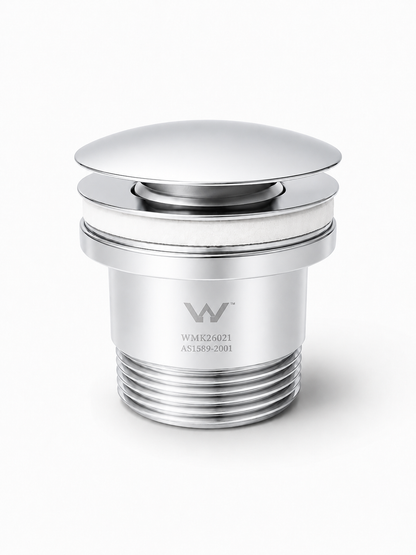 Carysil 32mm No Overflow Basin Waste