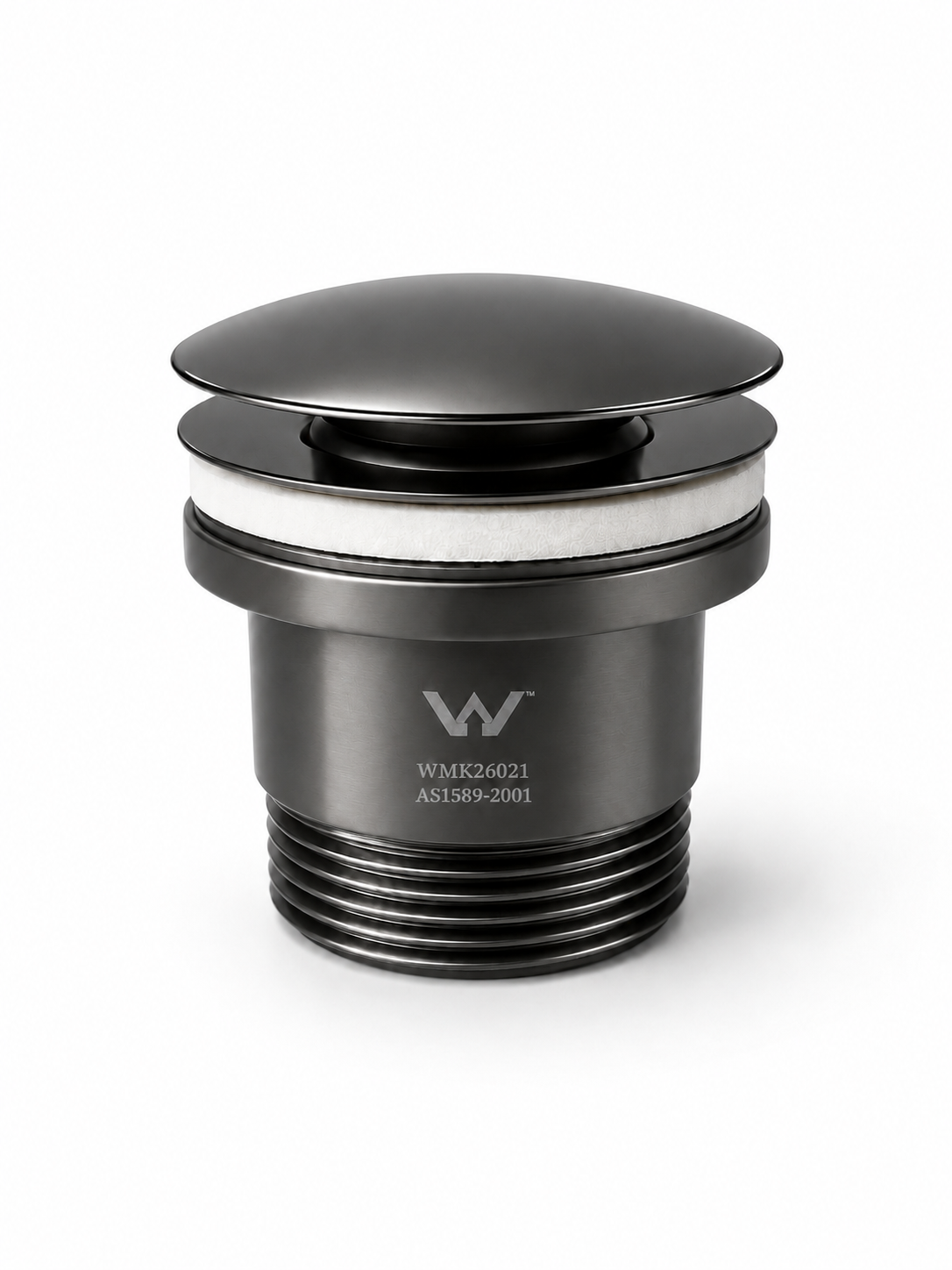 Carysil 32mm Gunmetal No Overflow Basin Waste