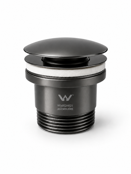 Carysil 32mm Gunmetal No Overflow Basin Waste