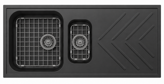 Stainless Steel Gunmetal Sink Grid for Carysil New Beethoven D150