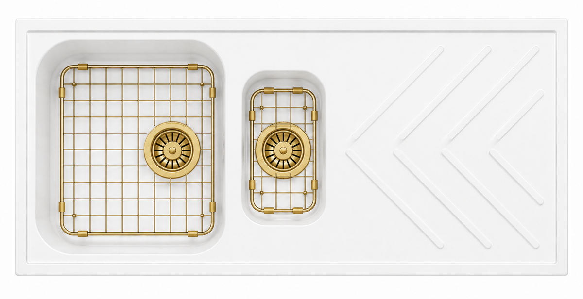 Stainless Steel Gold Sink Grid for Carysil New Beethoven D150