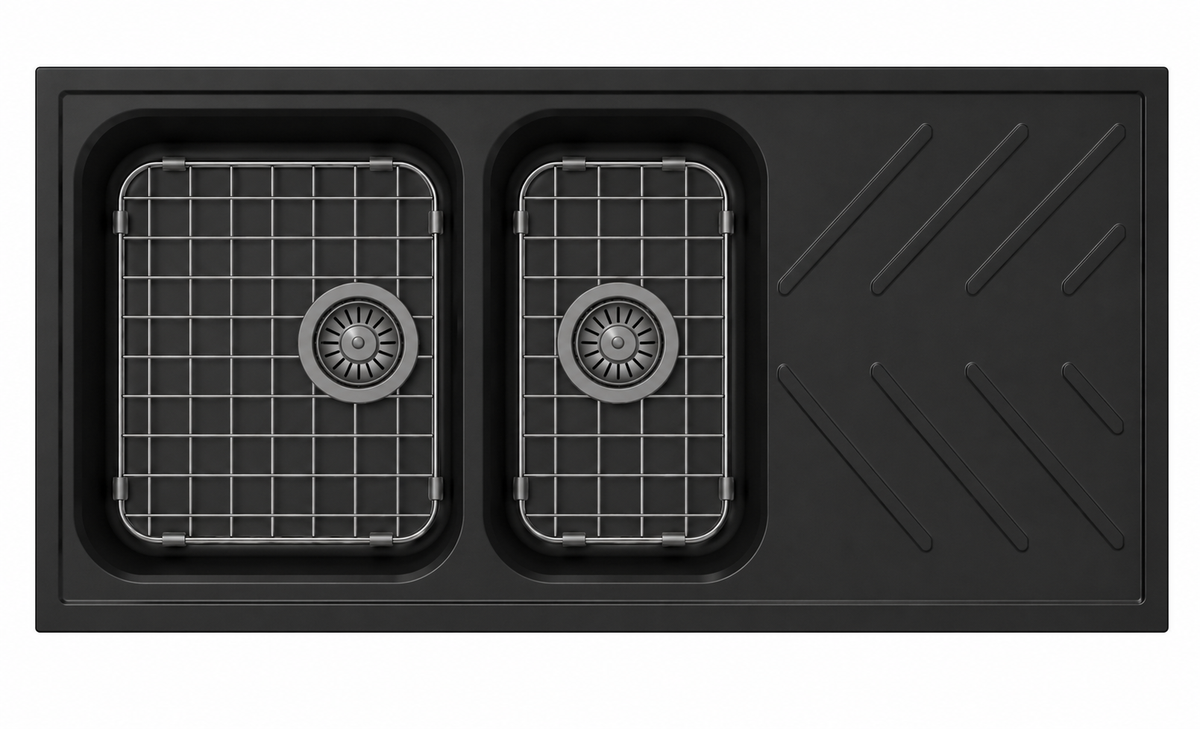 Stainless Steel Gunmetal Sink Grid for Carysil New Beethoven D200