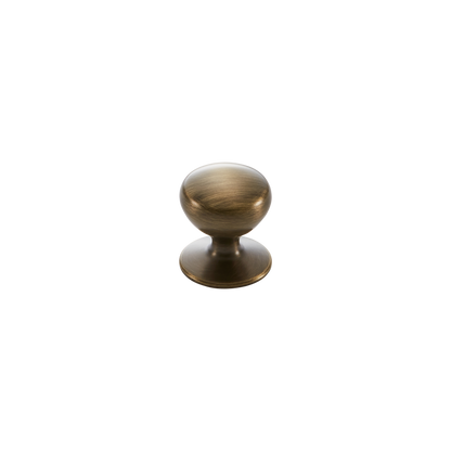 Momo New Hampton Round Knob 32mm in Dark Brushed Brass