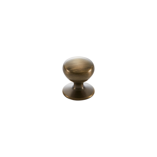 Momo New Hampton Round Knob 32mm in Dark Brushed Brass
